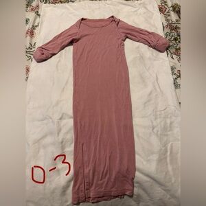 Pink Long Sleeve Dress